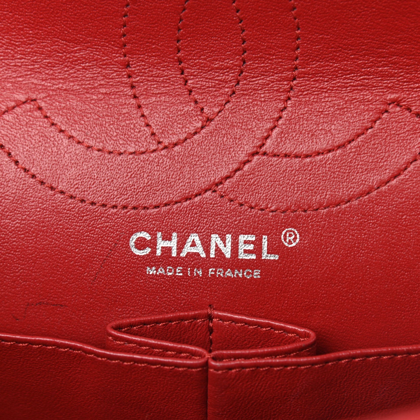 Aged Calfskin Quilted 2.55 Reissue 226 Flap Red