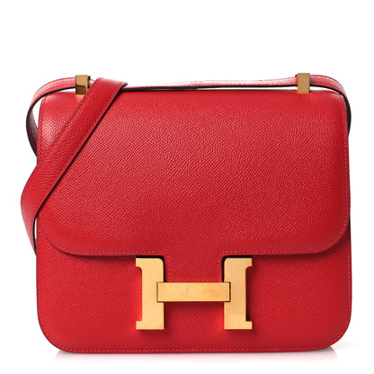 Hermes Epsom Constance 24 Rouge Casaque 1 of 13