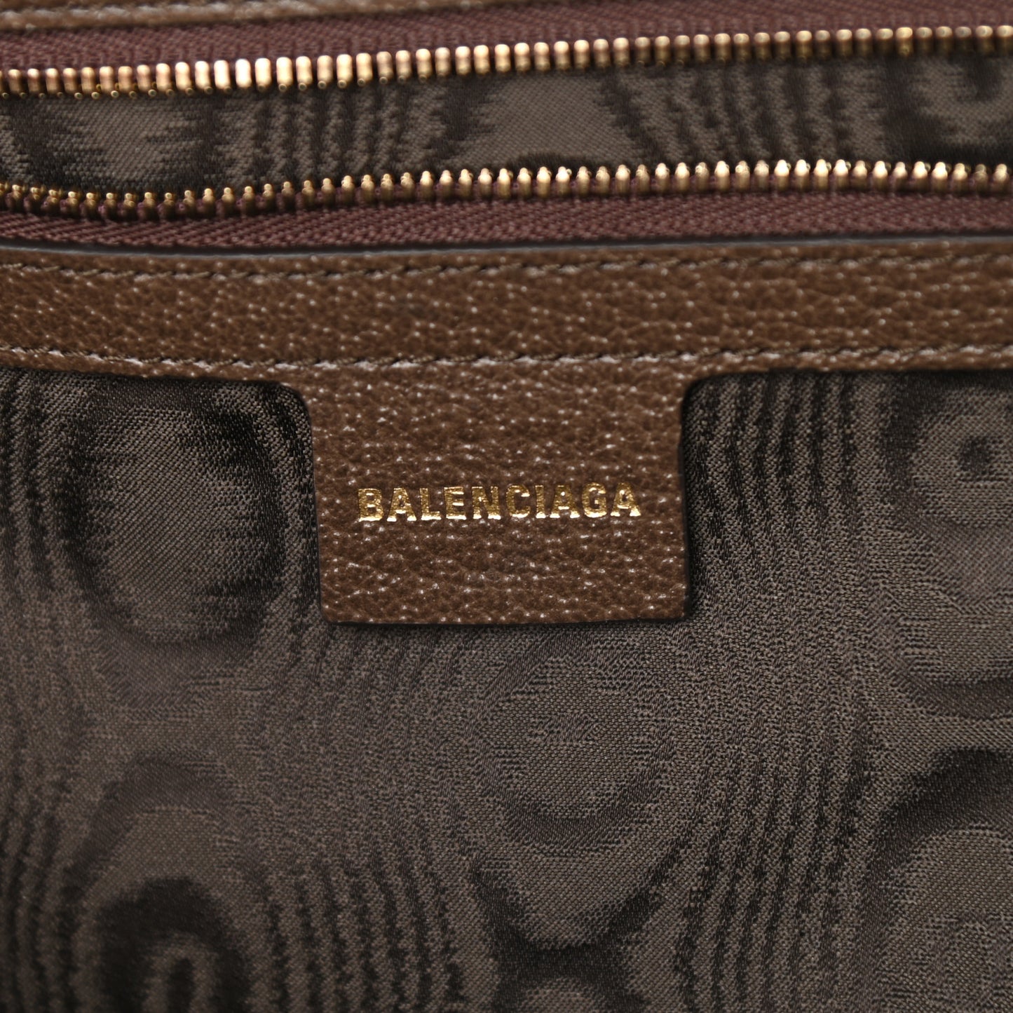 X BALENCIAGA BB Supreme Monogram Web Medium Ophidia Carry-On Duffle Bag Beige New Acero