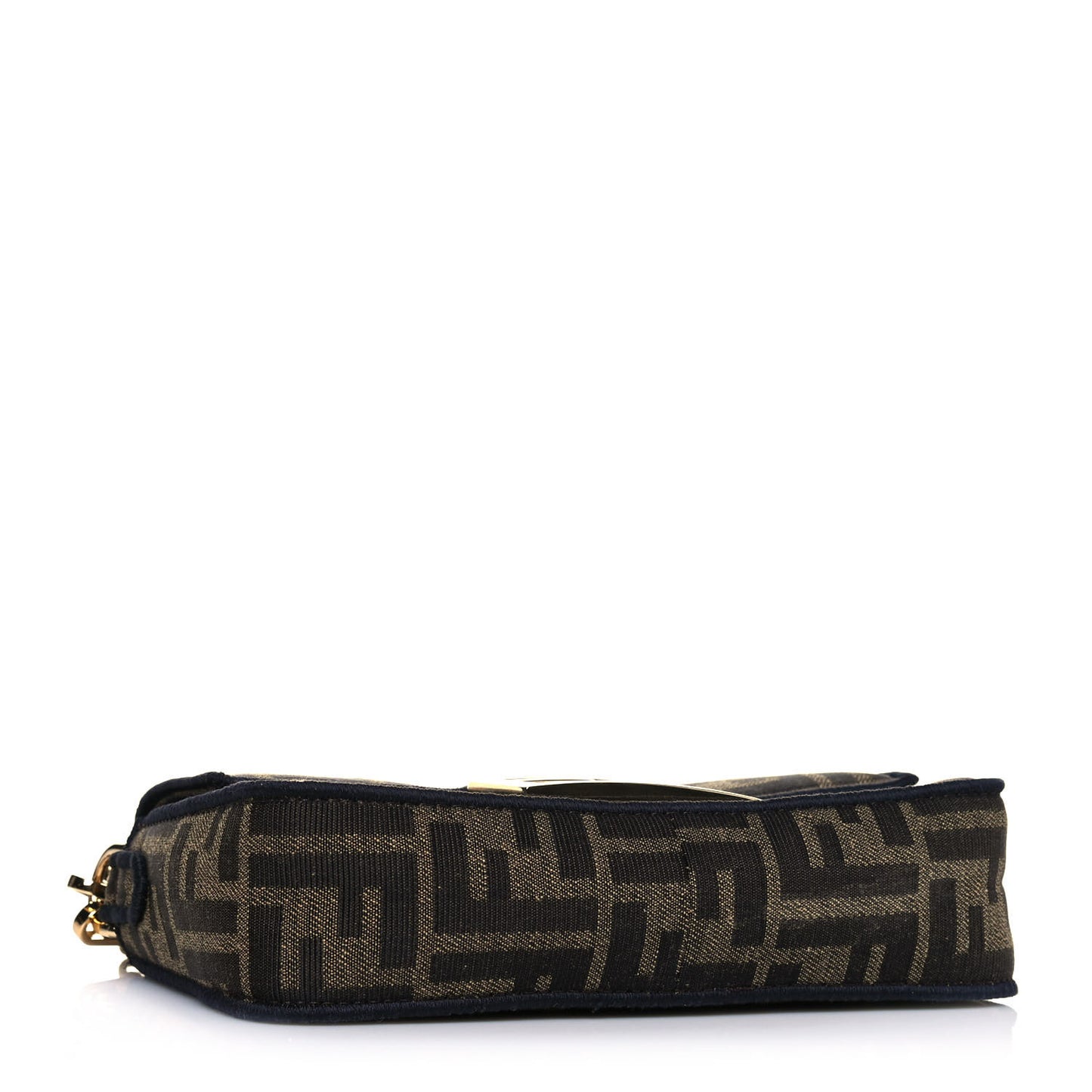 Fabric Jacquard FF 1974 Mini Baguette Tobacco Moro Black