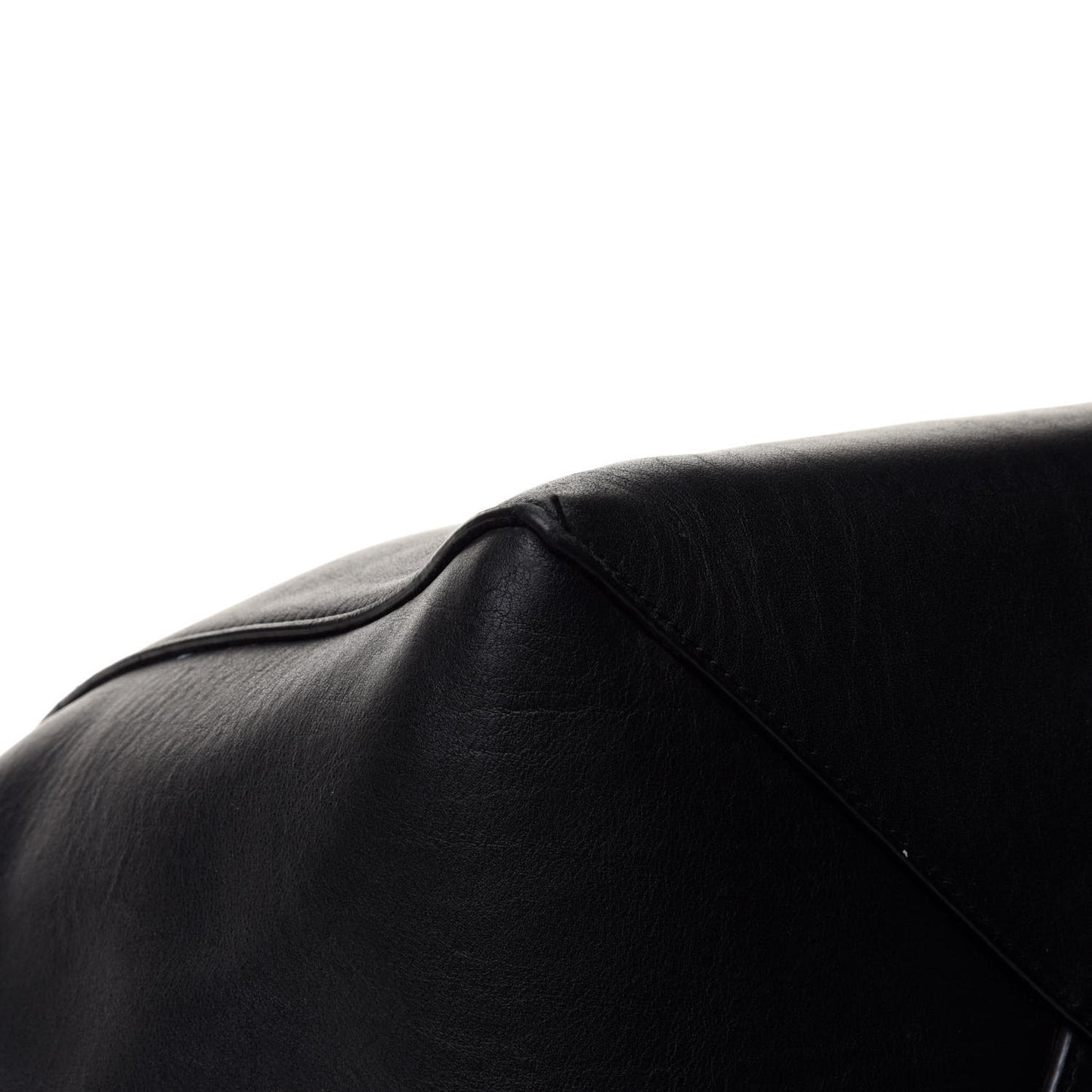 Smooth Calfskin Small Tassel Cabas Phantom Black