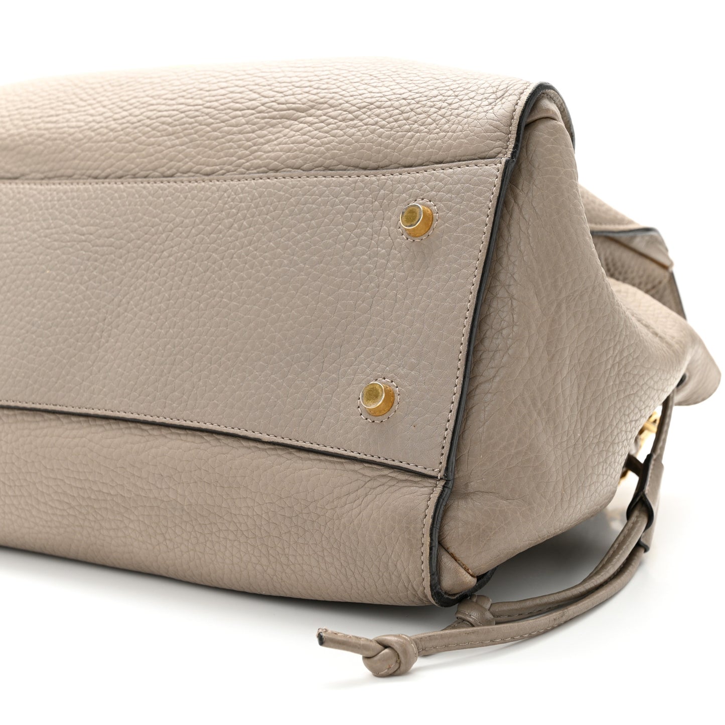 Heavy Grain Small Iris Tote Grey Dark Clay