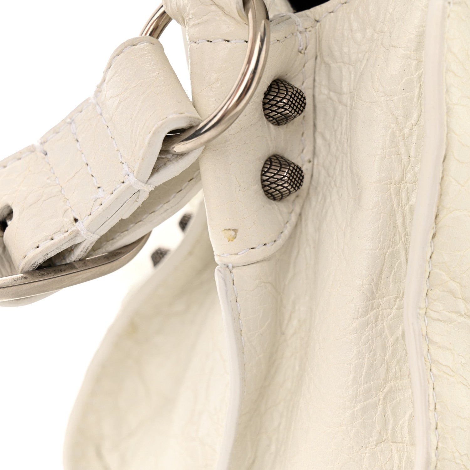 Balenciaga Agneau Arena Neo Cagole Handbag XS Optic White 14 of 14