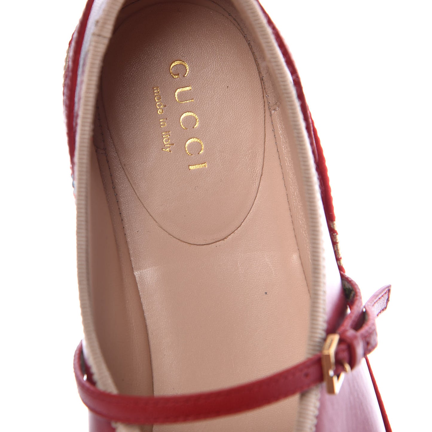 Malaga Kid Silk Hannelore Detachable Platform Slide 37 Hibiscus Red