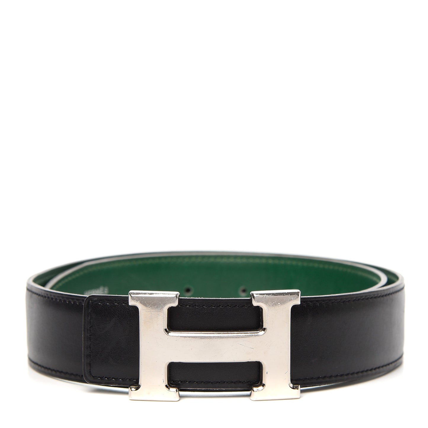 Box 32mm H Belt Black Vert Clair