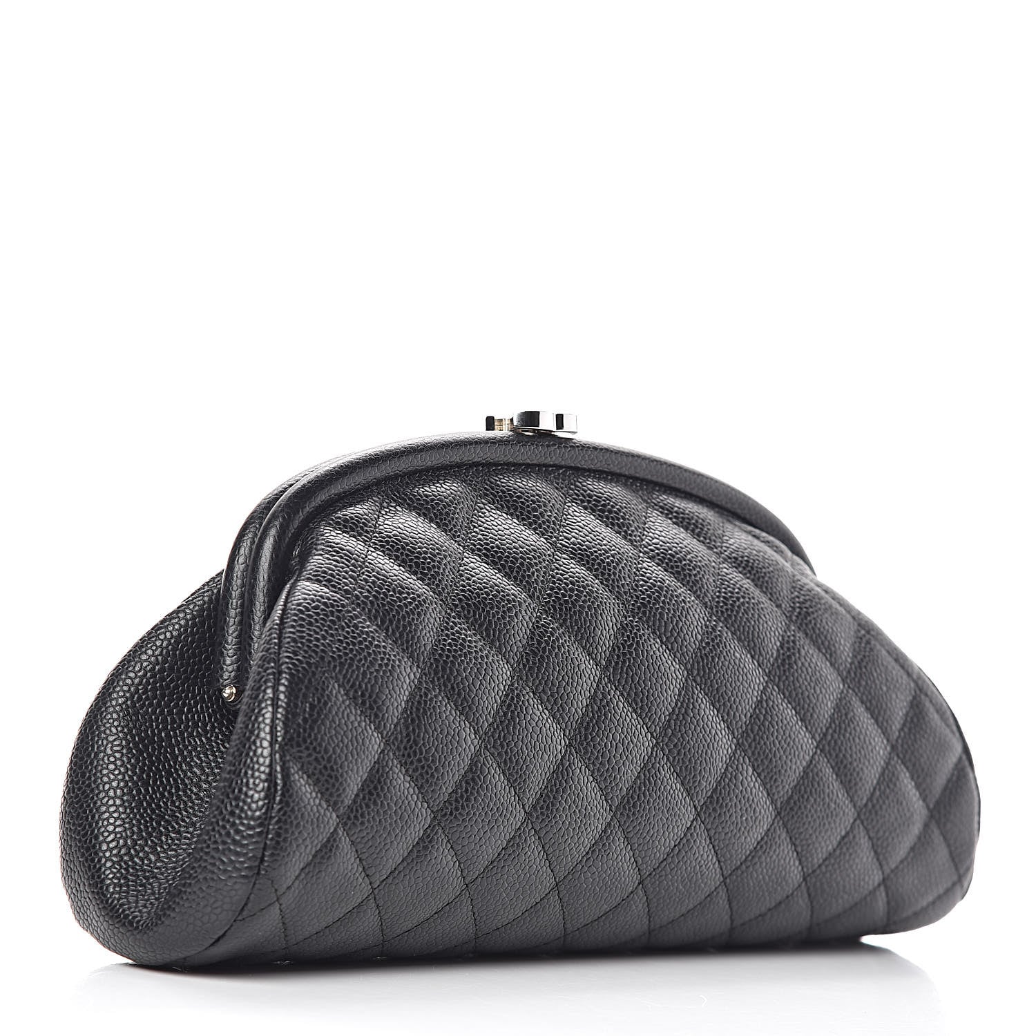Chanel Caviar Quilted Timeless Clutch Black 3 of 9