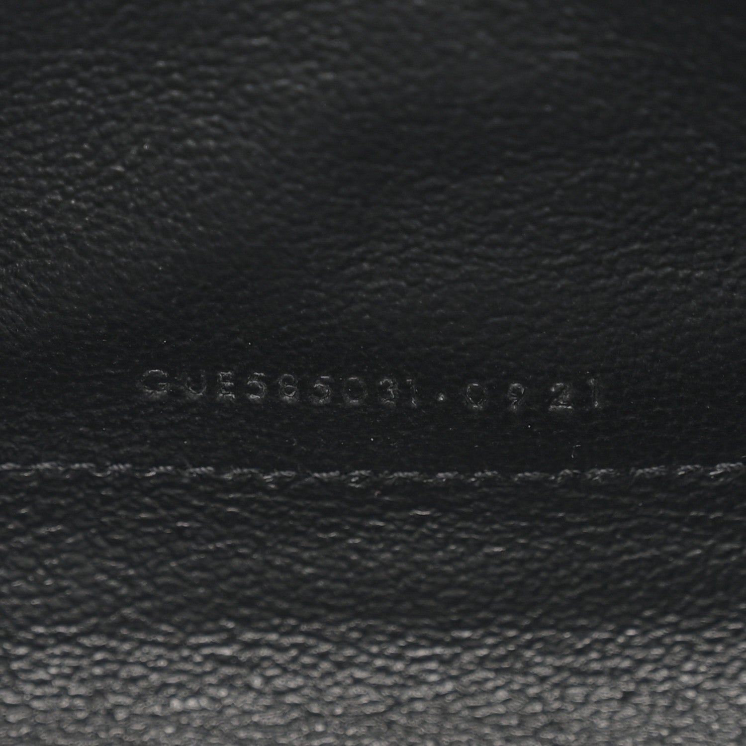 Saint Laurent Lambskin Diamond Quilted Becky Chain Wallet Black 8 of 12