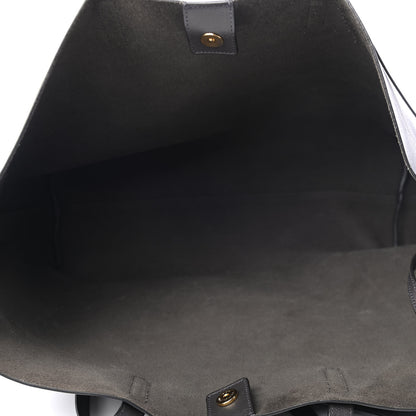 Saint Laurent Calfskin Large Shopping Tote Black Earth 4 of 6