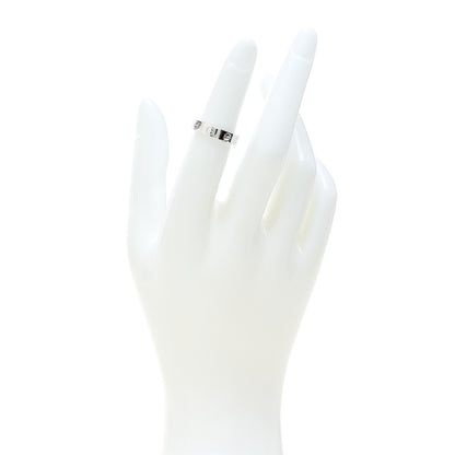 Cartier 18K White Gold Diamond 4mm LOVE Wedding Band Ring 48 4.5 2 of 4