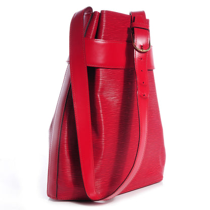 Louis Vuitton Epi Sac D'Epaule GM Red 3 of 6