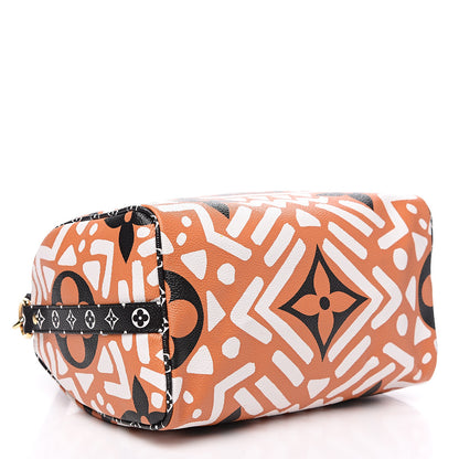 Louis Vuitton Monogram Giant Crafty Speedy Bandouliere 25 Creme Caramel 3 of 7