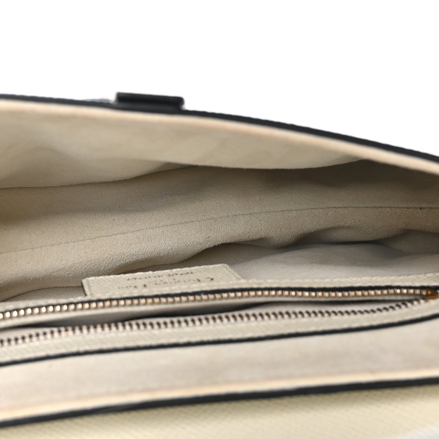 Grained Calfskin Saddle Bag With Strap Latte