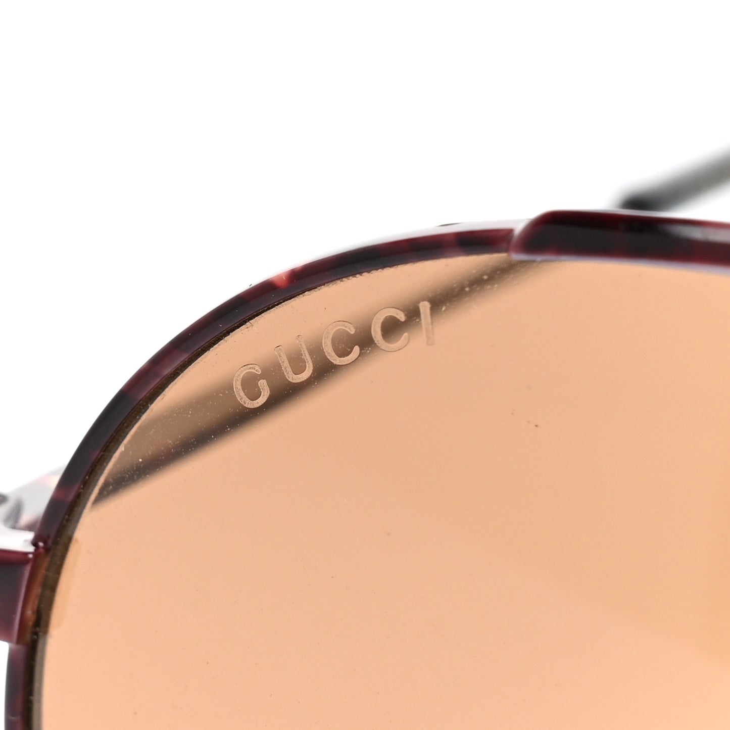 Metal Aviator Frame Sunglasses GG0908S Tortoise
