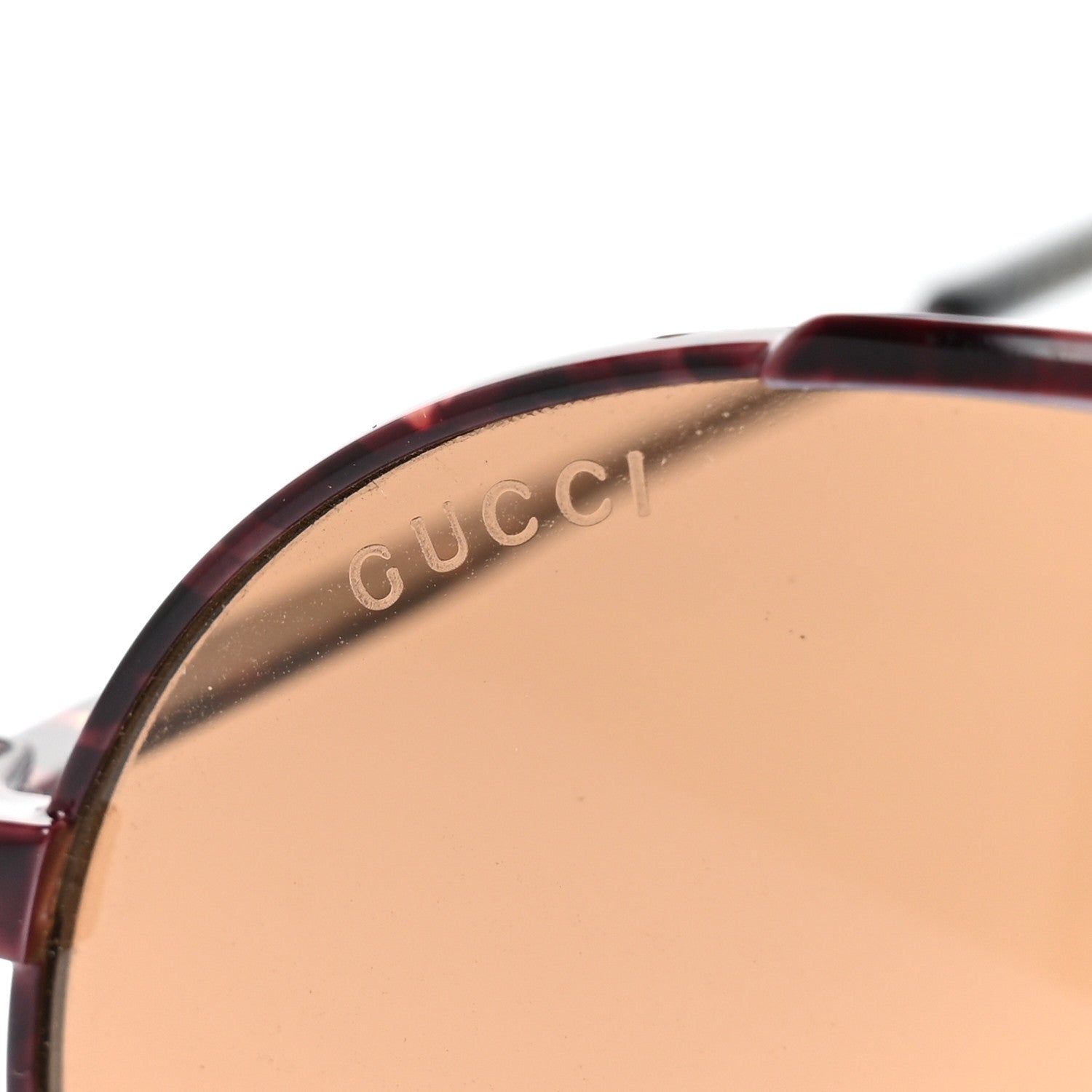 Gucci Metal Aviator Frame Sunglasses GG0908S Tortoise 7 of 8