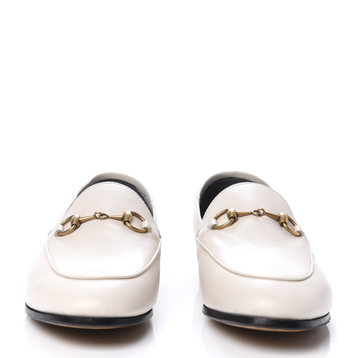 Lambskin Womens Brixton Horsebit Loafers 37 Mystic White