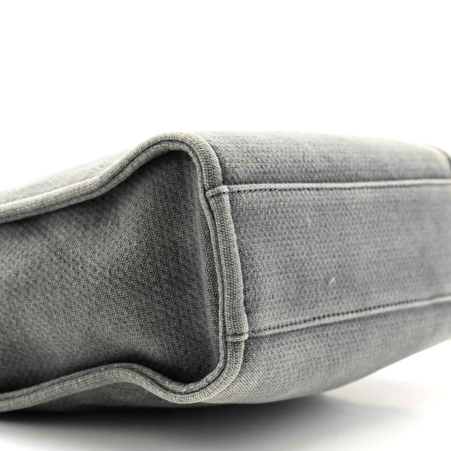 Canvas Mini Deauville Tote Dark Grey