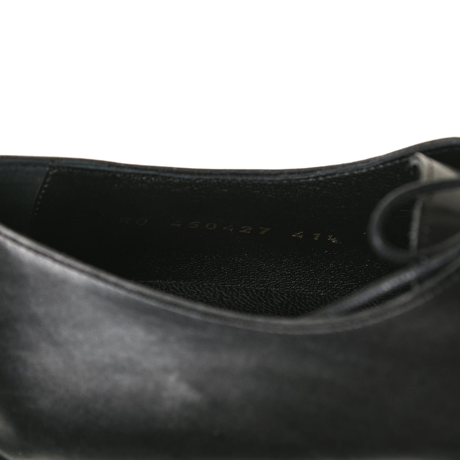 Saint Laurent Calfskin Mens Simon Derby Lace Up Shoes 41.5 Black 10 of 10