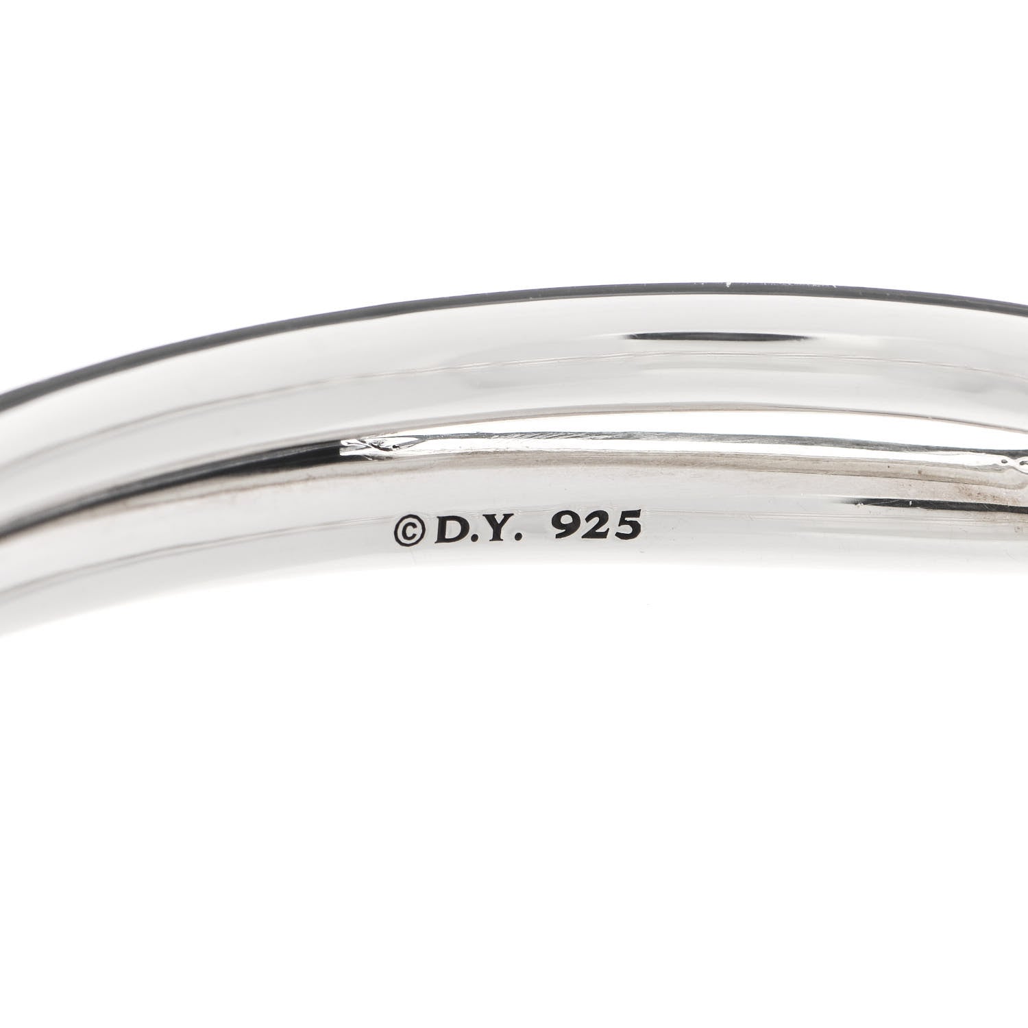 David Yurman Sterling Silver 10mm Single Loop Labyrinth Bracelet 3 of 4