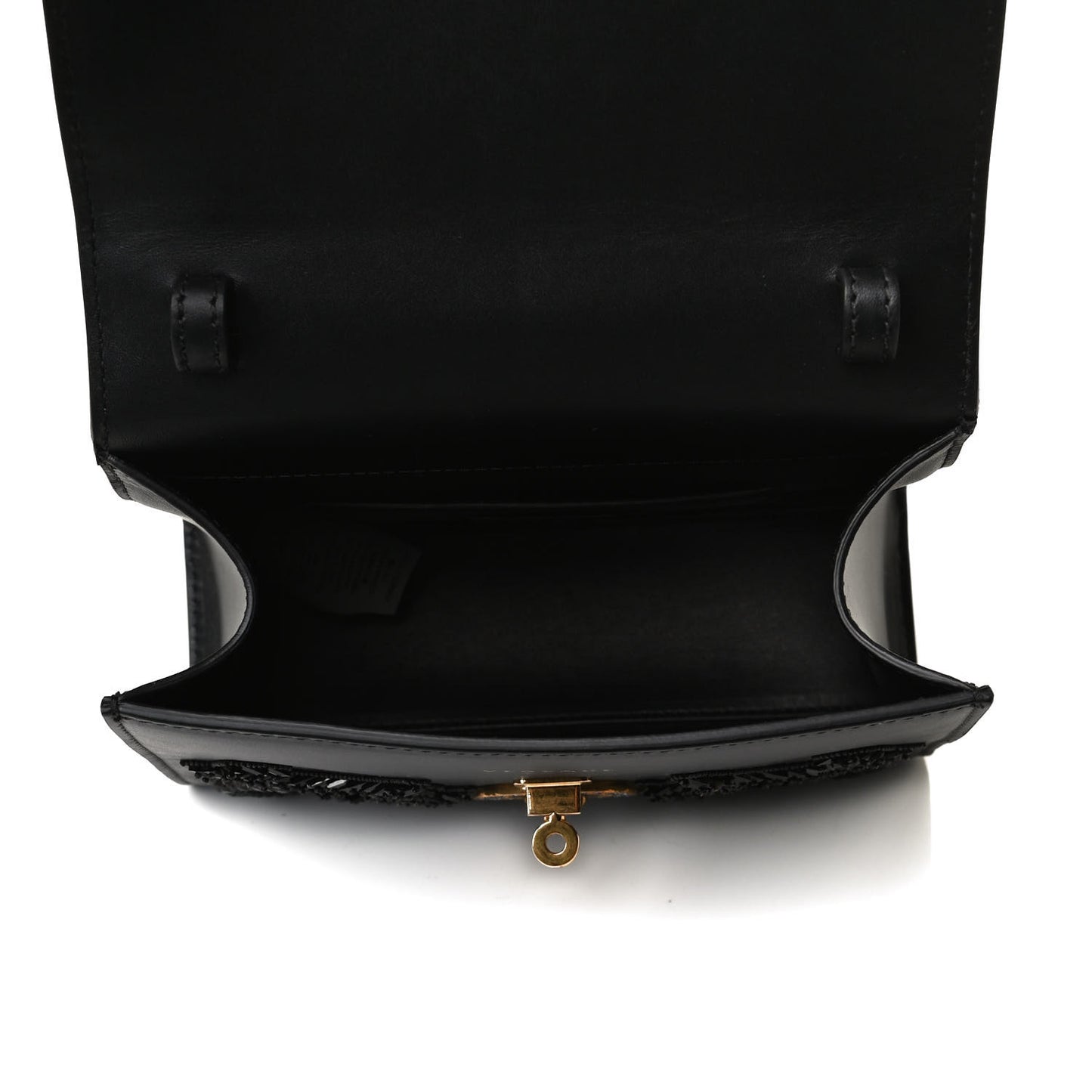 Metal Pochette Extender Key Ring Chain Gold