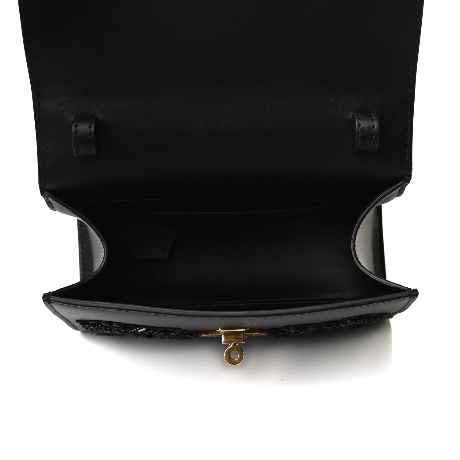 Louis Vuitton Metal Pochette Extender Key Ring Chain Gold 6 of 17