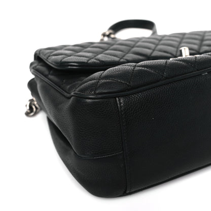Chanel Caviar Quilted Medium Rock In Rome Single Flap Black 7 of 9