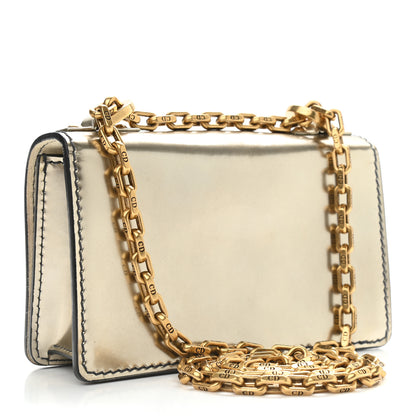 Christian Dior Metallic Calfskin J'Adior Chain Flap Bag Bronze 3 of 9