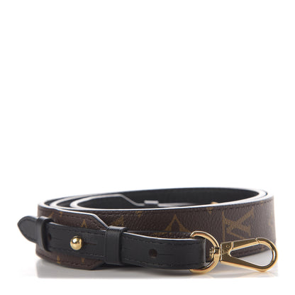 Louis Vuitton Monogram Bandouliere Shoulder Strap XL Black 1 of 6