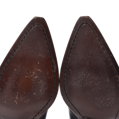 Saint Laurent Calfskin Theo 40 Ankle Boots 44.5 Black 10 of 15