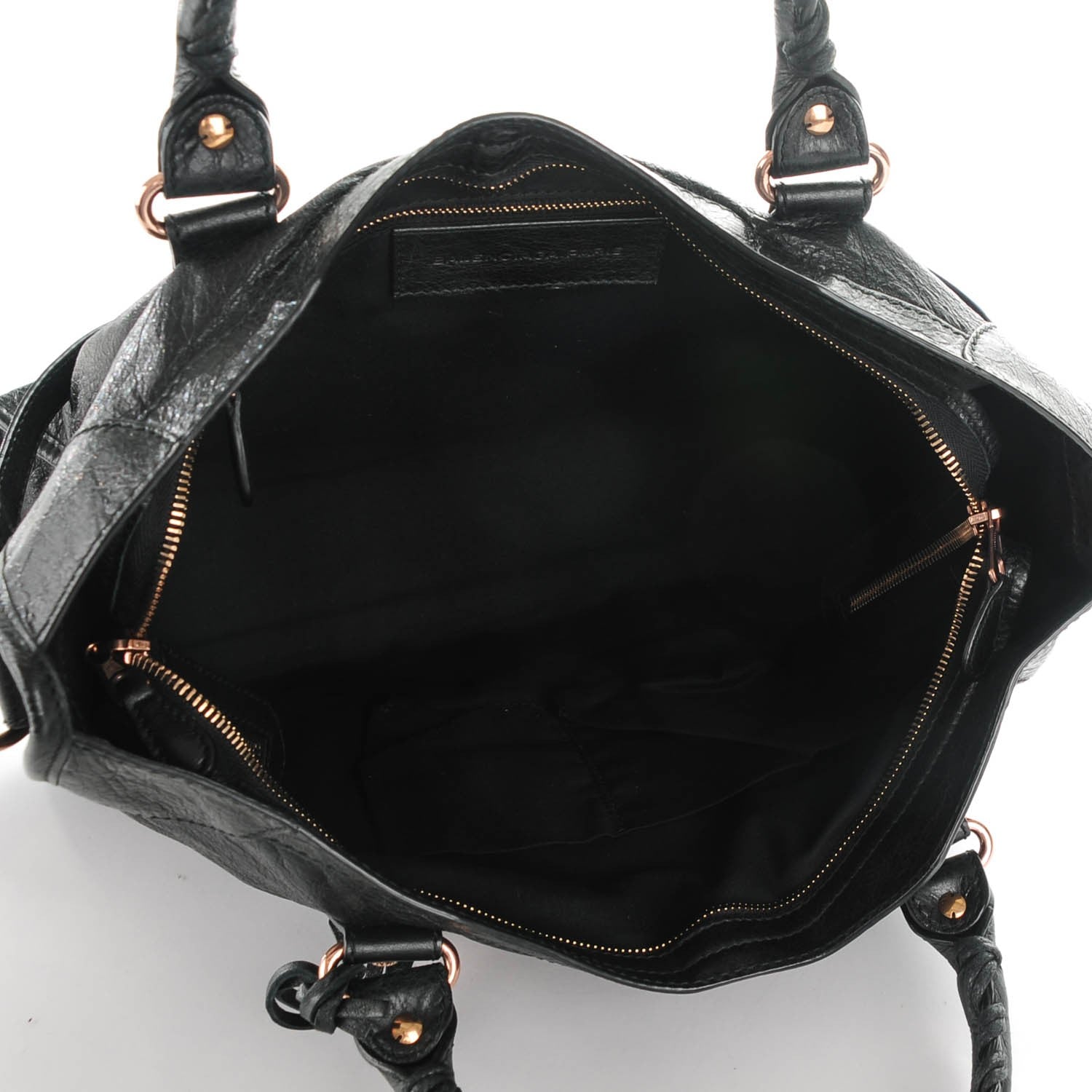 Balenciaga Agneau Giant 12 Rose Gold Hardware City Black 5 of 7