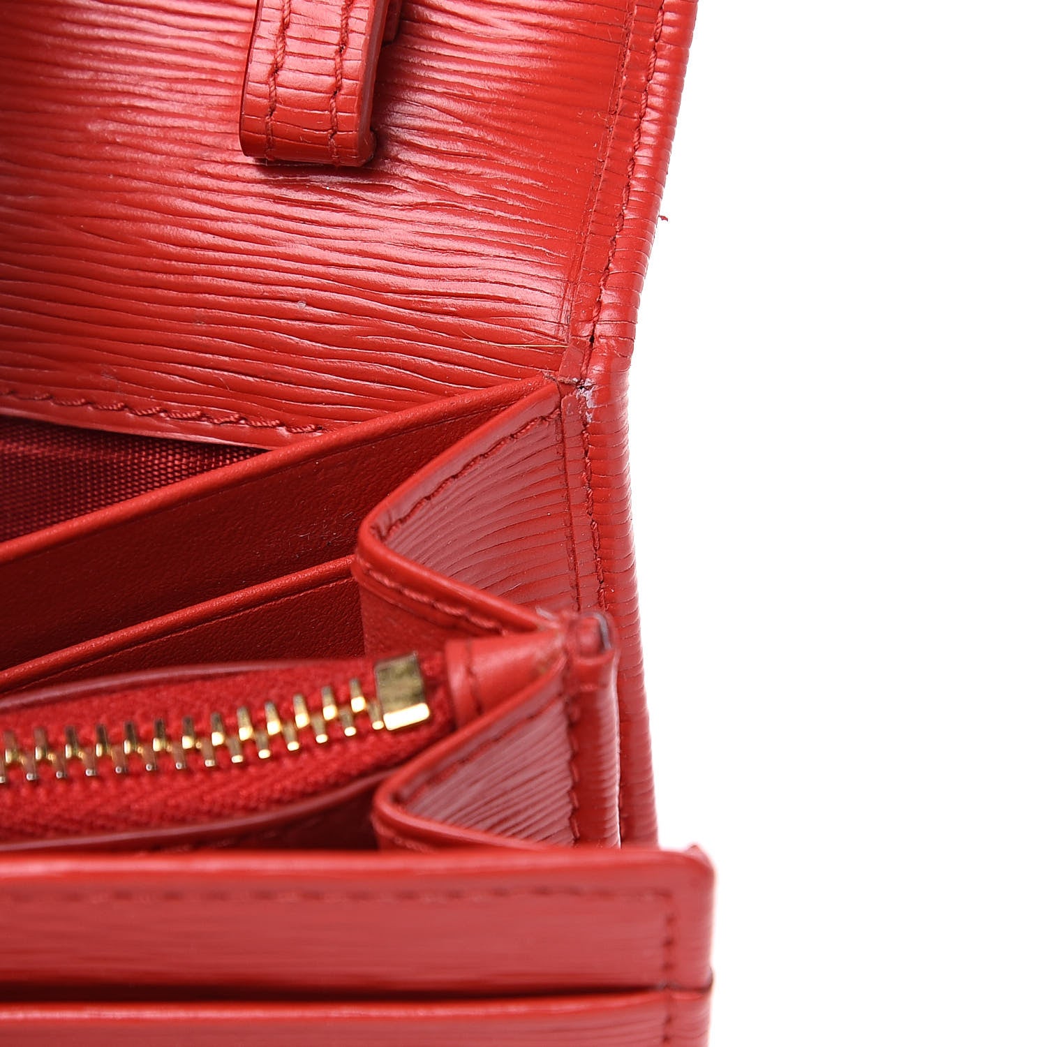 Prada Vitello Move Oro Chain Wallet Lacca 6 of 8