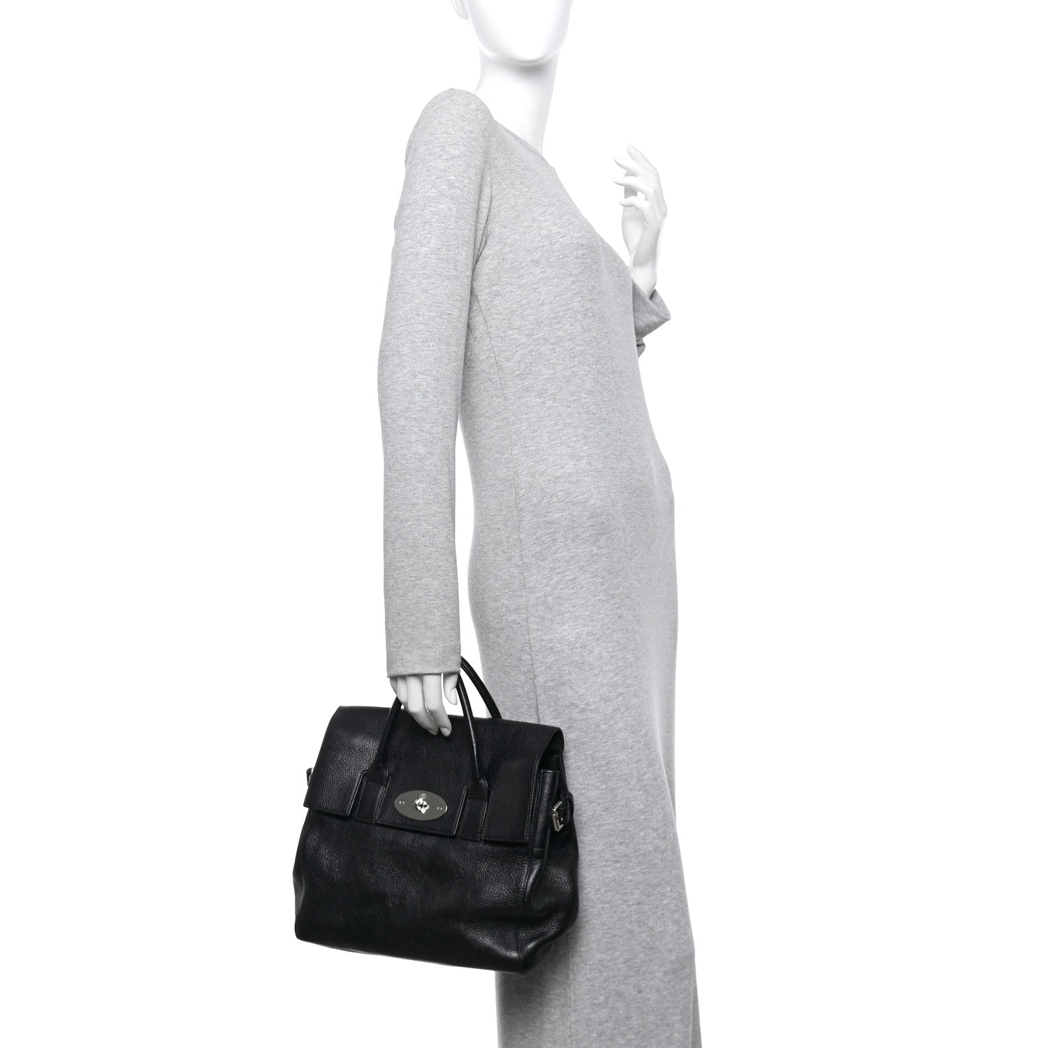 Mulberry Classic Grain Calfskin Small Bayswater Backpack Black 2 of 10