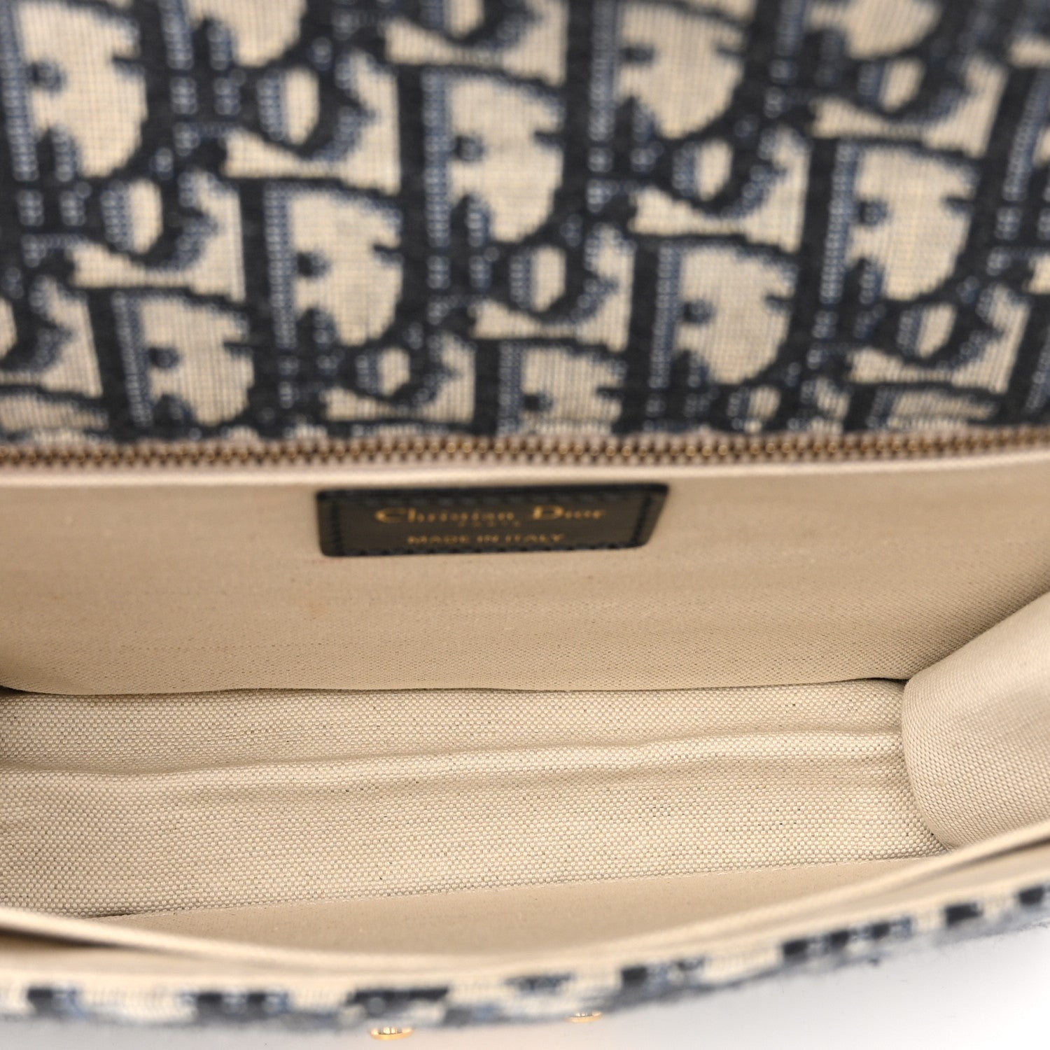 Christian Dior CHRISTIAN DIOR Oblique Small DiorAddict Flap Bag Navy Blue 6 of 9