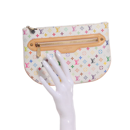 Louis Vuitton Monogram Multicolor Pochette Plate GM White 2 of 8