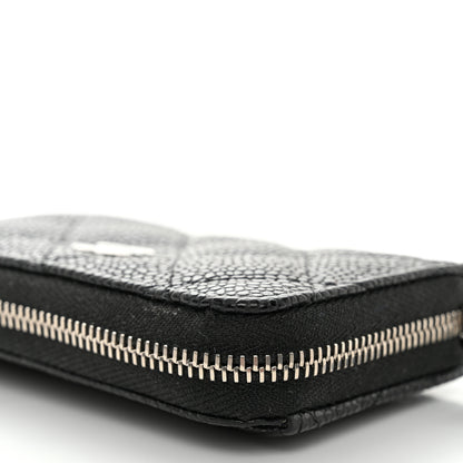 Chanel Caviar Quilted Classic Zipped Coin Purse Black 8 of 9