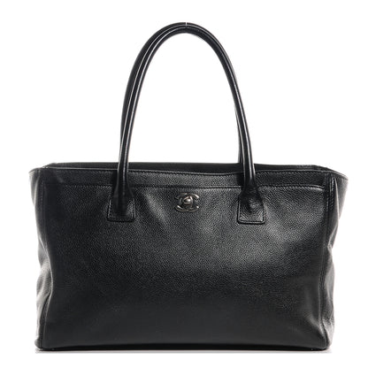 Chanel Calfskin Cerf Executive Shopper Tote Black 1 of 7