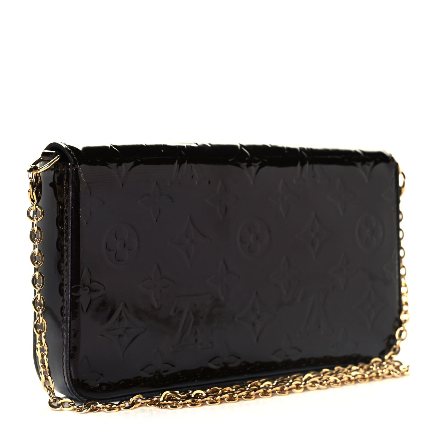 Vernis Pochette Felicie Chain Wallet Amarante