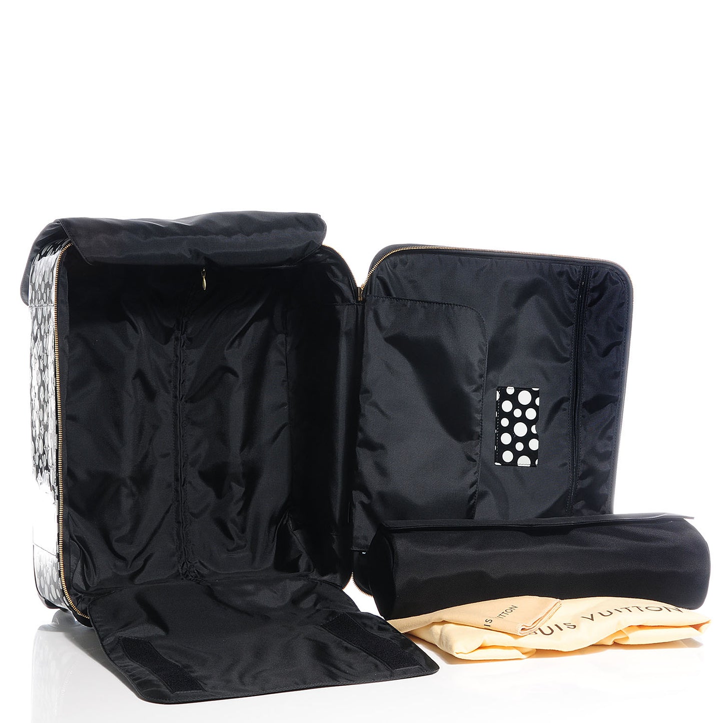 Vernis Kusama Infinity Dots Pegase Suitcase 45 Black