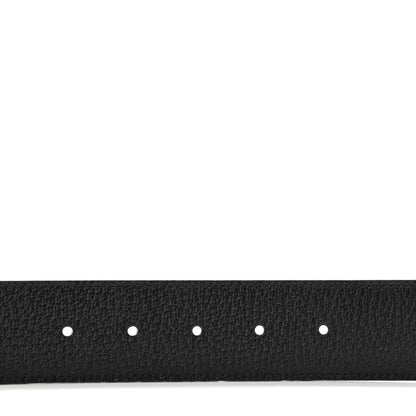 Gucci Textured Calfskin Double G 40mm Belt 110 44 Black 3 of 5