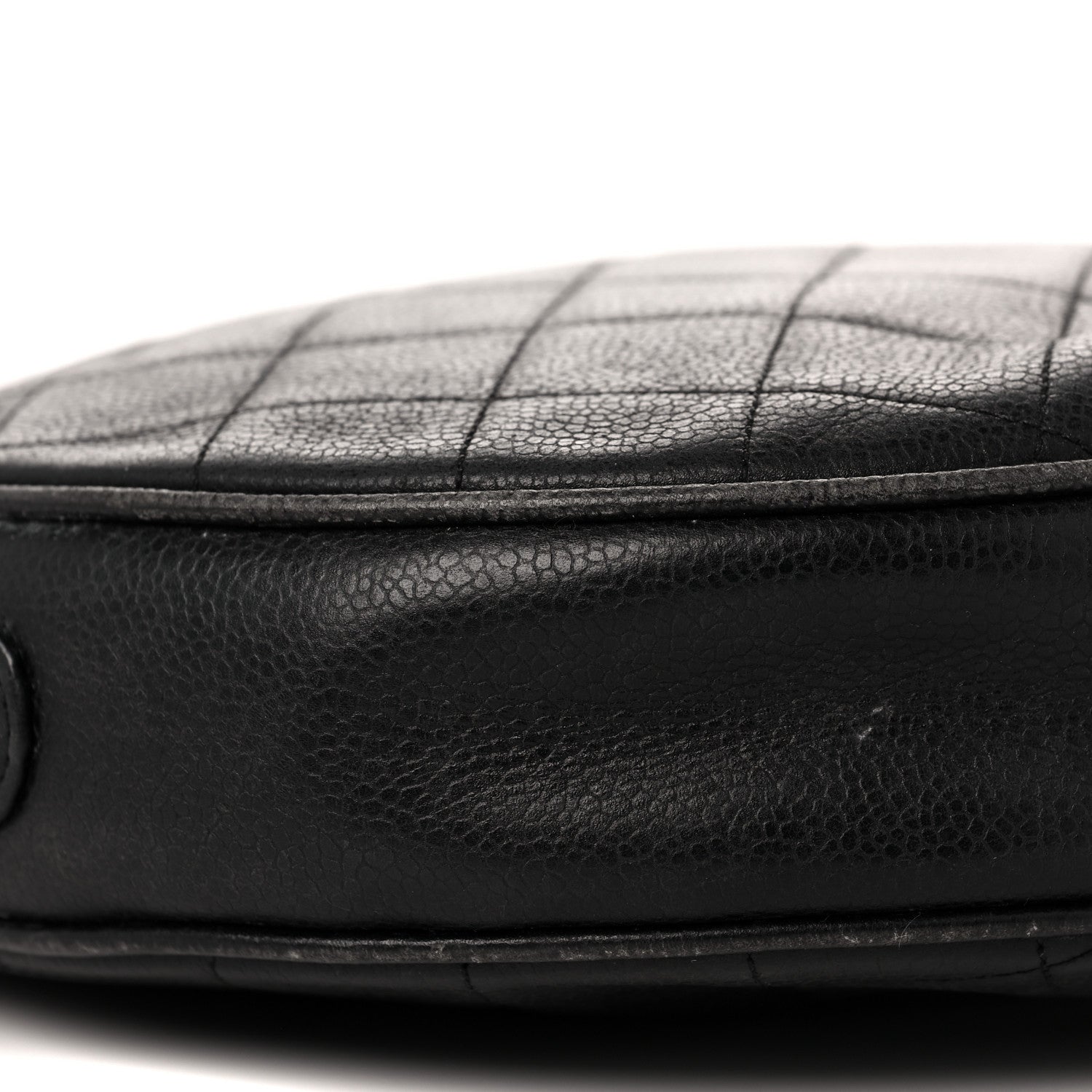 Chanel Caviar Quilted Round Shoulder Bag Black 7 of 15