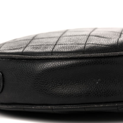 Chanel Caviar Quilted Round Shoulder Bag Black 7 of 15