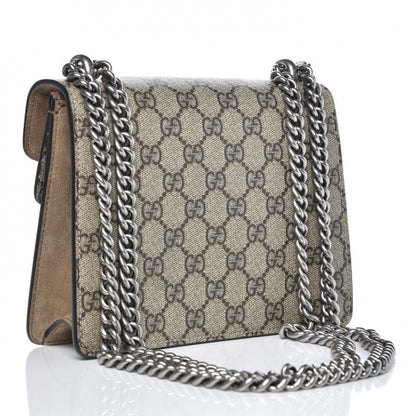 Gucci GG Supreme Monogram Mini Dionysus Shoulder Bag Taupe 3 of 8