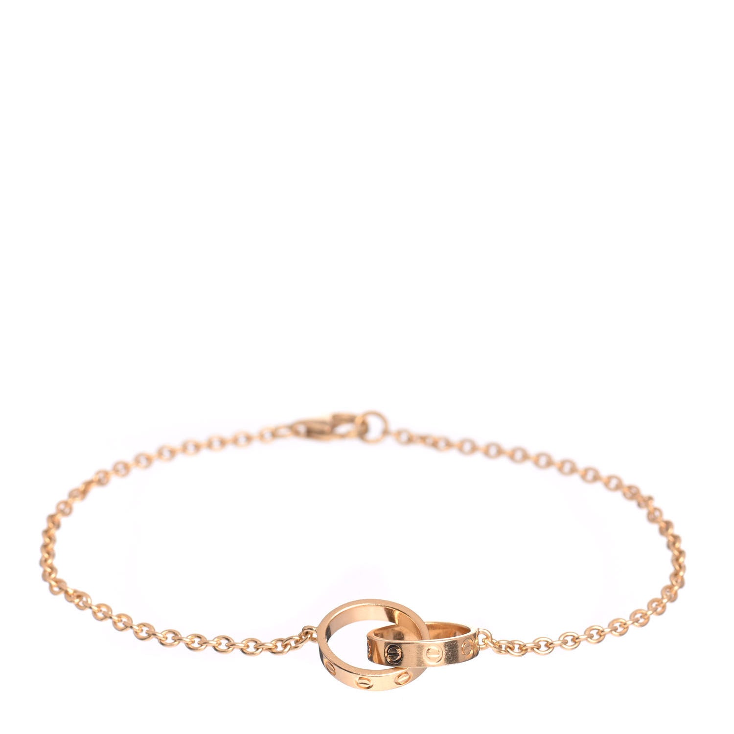 Cartier 18K Yellow Gold Interlocking LOVE Bracelet 1 of 4