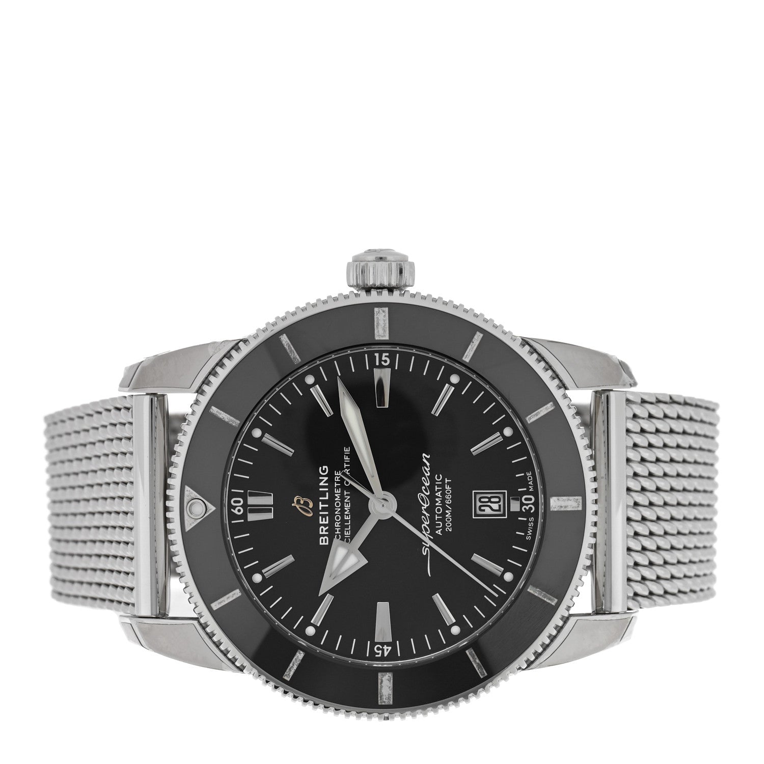 Breitling Stainless Steel 44mm Superocean Heritage II B20 Automatic Watch Black AB2020121B1A1 2 of 5