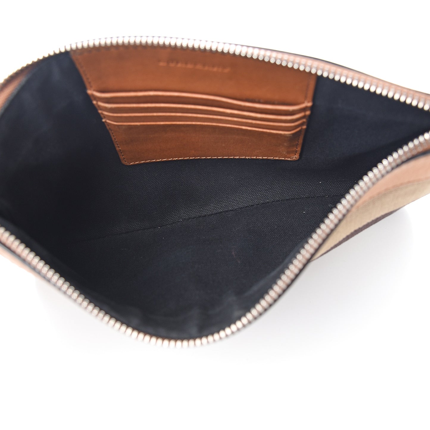 Mega Check Peyton Crossbody Clutch Bag Saddle Brown