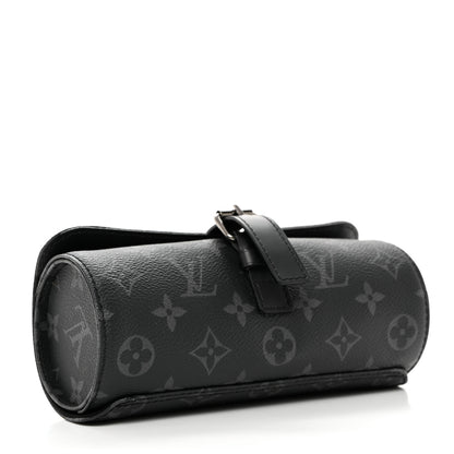 Louis Vuitton Monogram Eclipse 3 Watch Travel Case 5 of 9