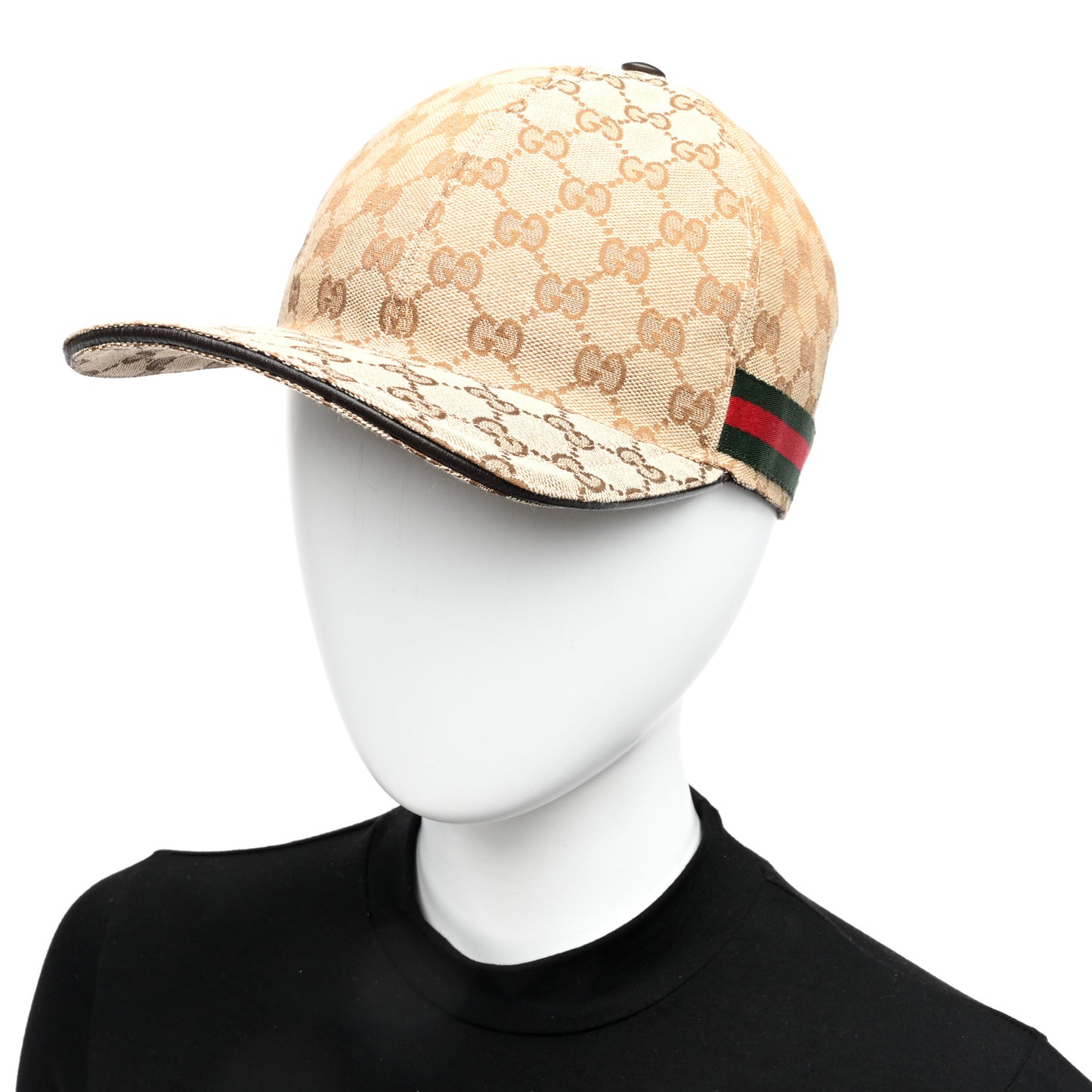 Monogram Web Baseball Hat XXL Beige Cocoa