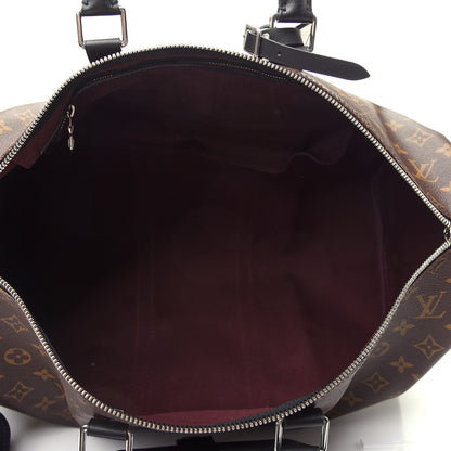 Louis Vuitton Monogram Macassar Keepall Bandouliere 45 4 of 9