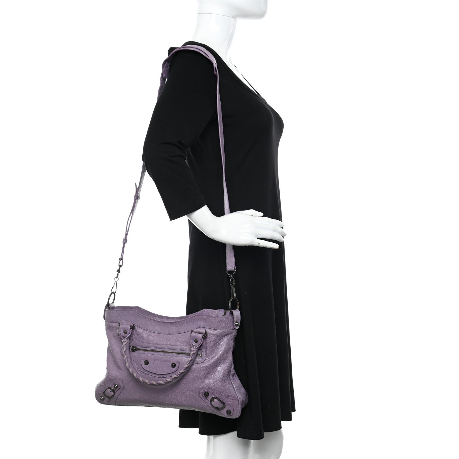 Balenciaga Agneau Classic Hardware Velo Glycine 2 of 10