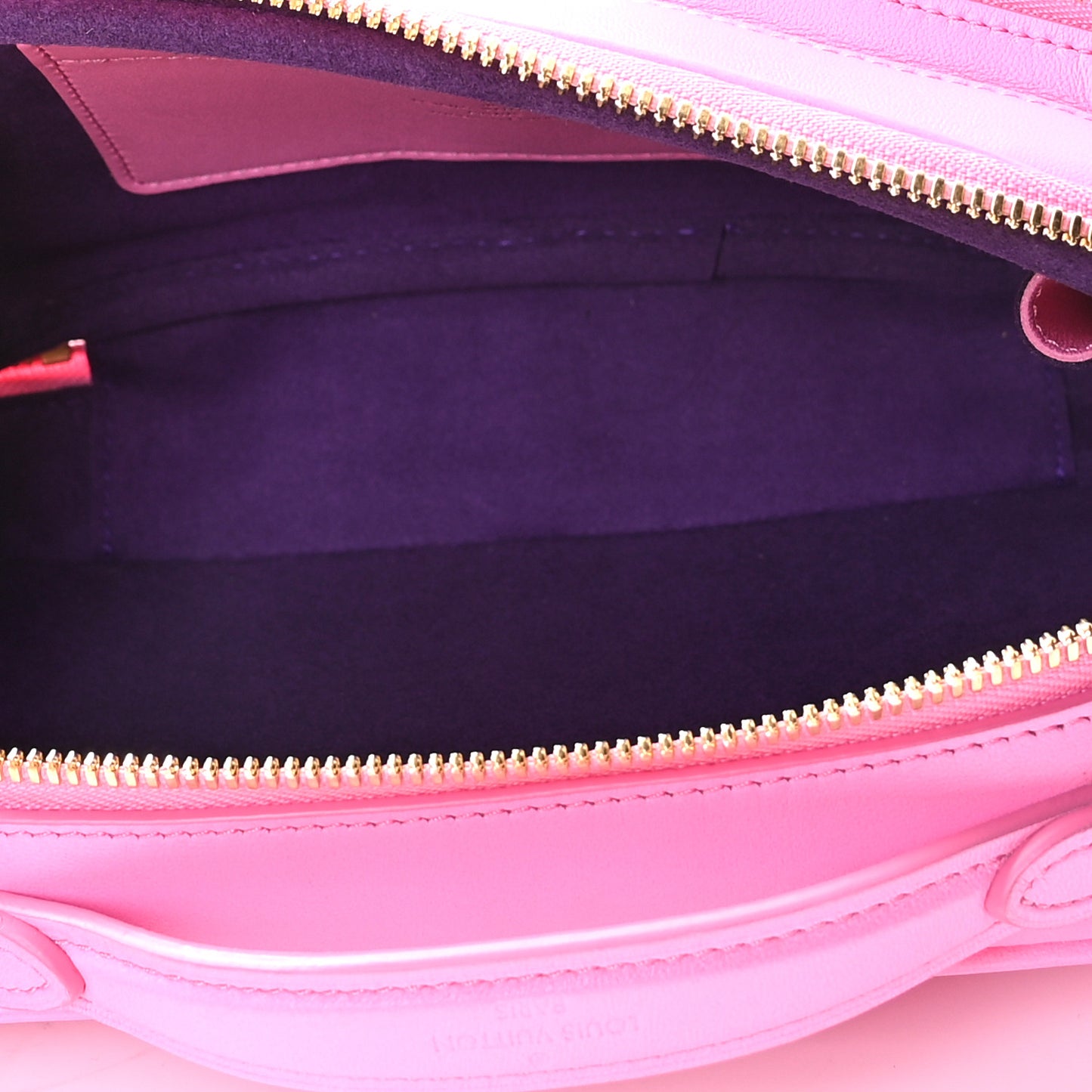 Calfskin Embossed Monogram Vuittamins Utility Crossbody Rose Violet
