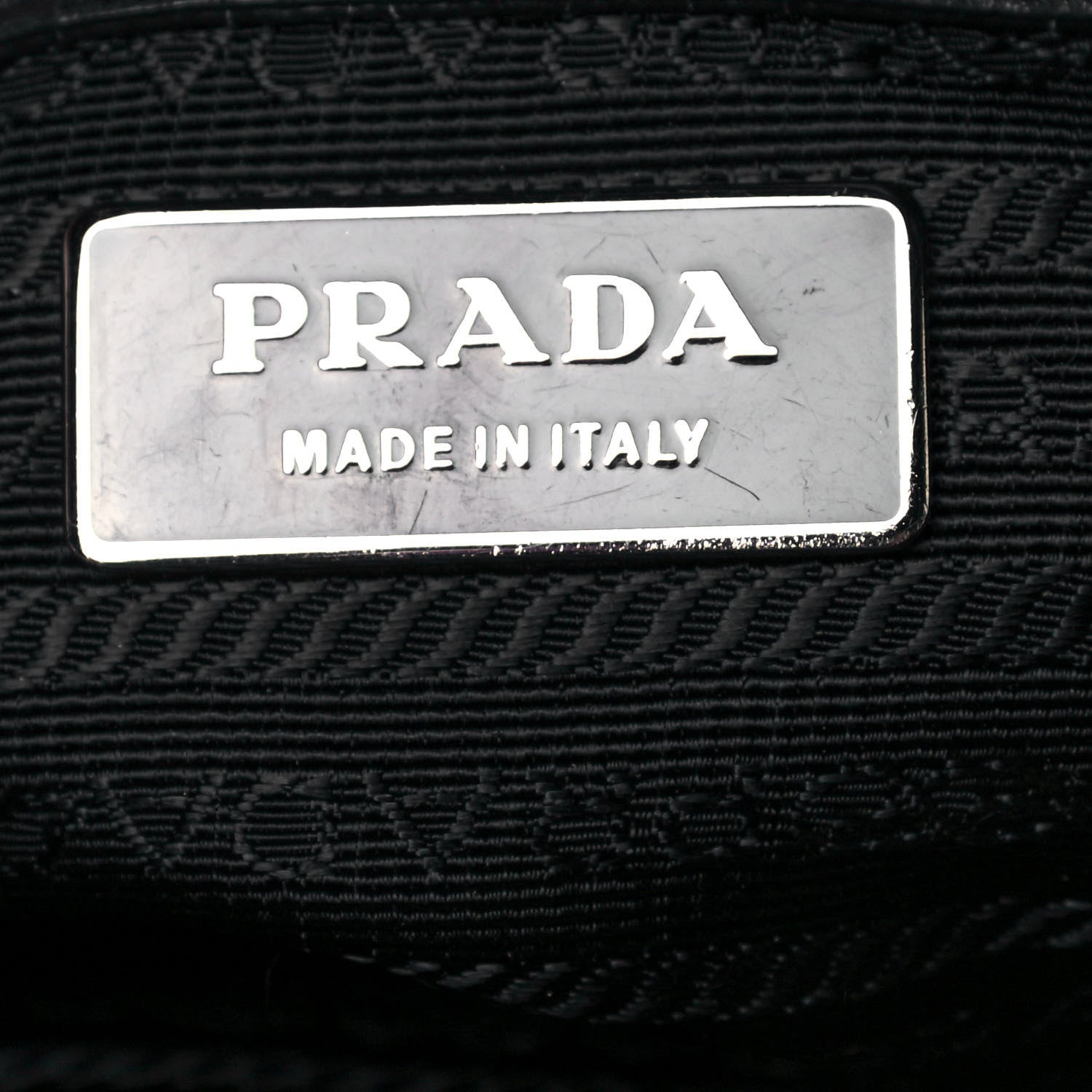 Prada Tessuto Nylon Nappa Braided Gaufre Shopping Satchel Black 6 of 20
